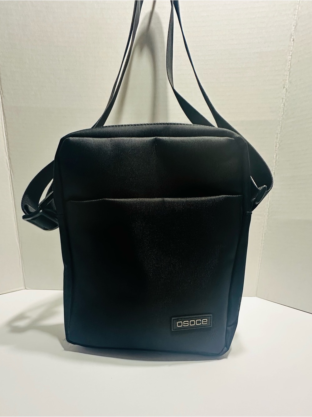 Black Men's Messenger Crossbody Bag